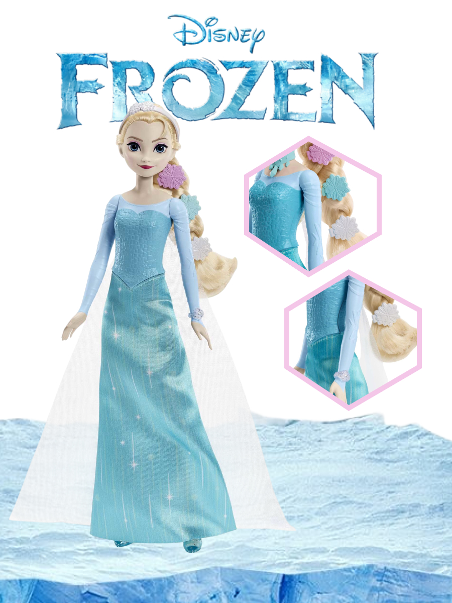 Кукла модельная Disney Frozen Эльза Холодное сердце высота 29 см HMD56 - фото 1