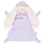 Игрушка-комфортер Мякиши для новорожденных Сплюша спорт Зайка Лиловый для сна обнимашка подарок на рождение