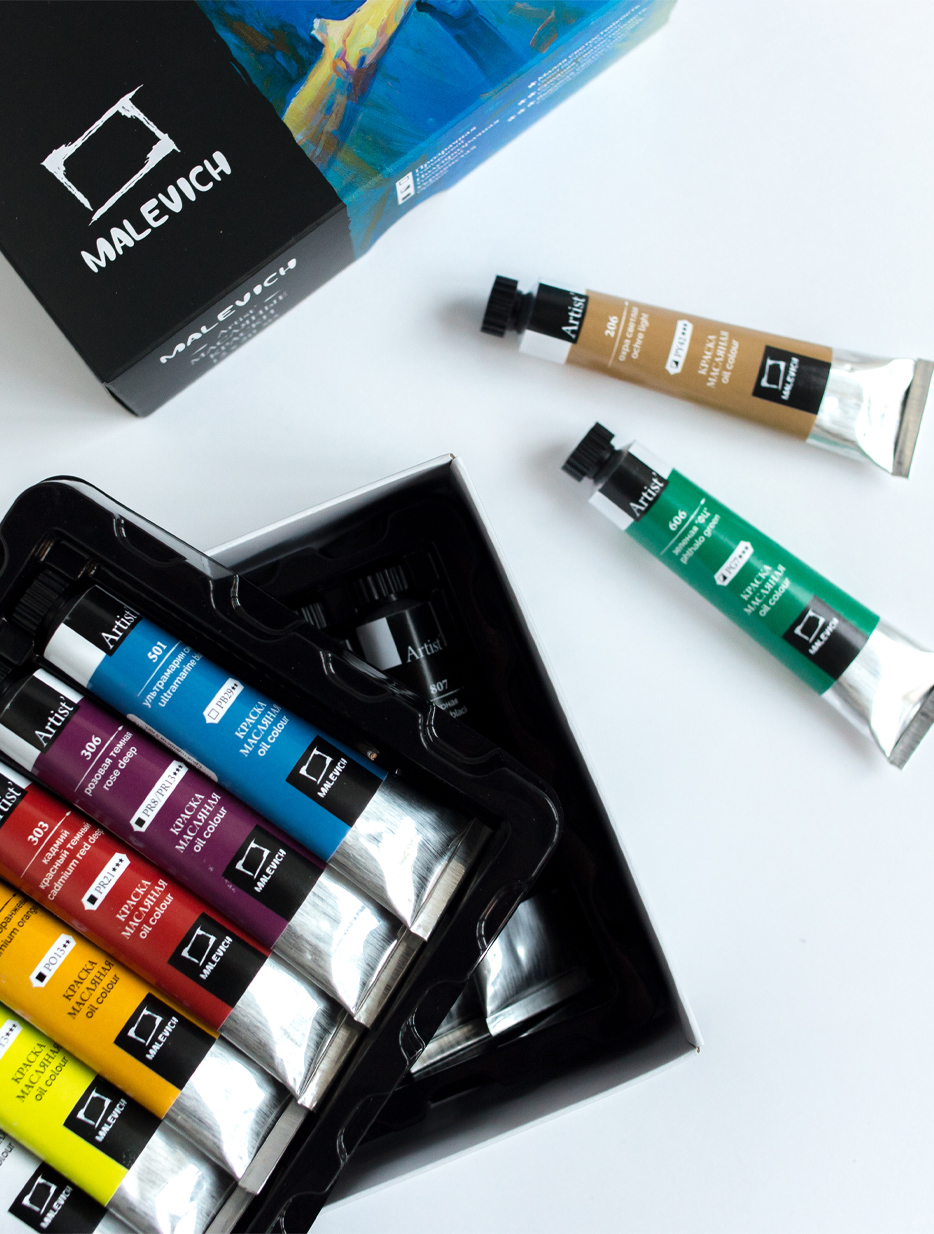 Краски масляные Малевичъ 12 цв. - фото 7