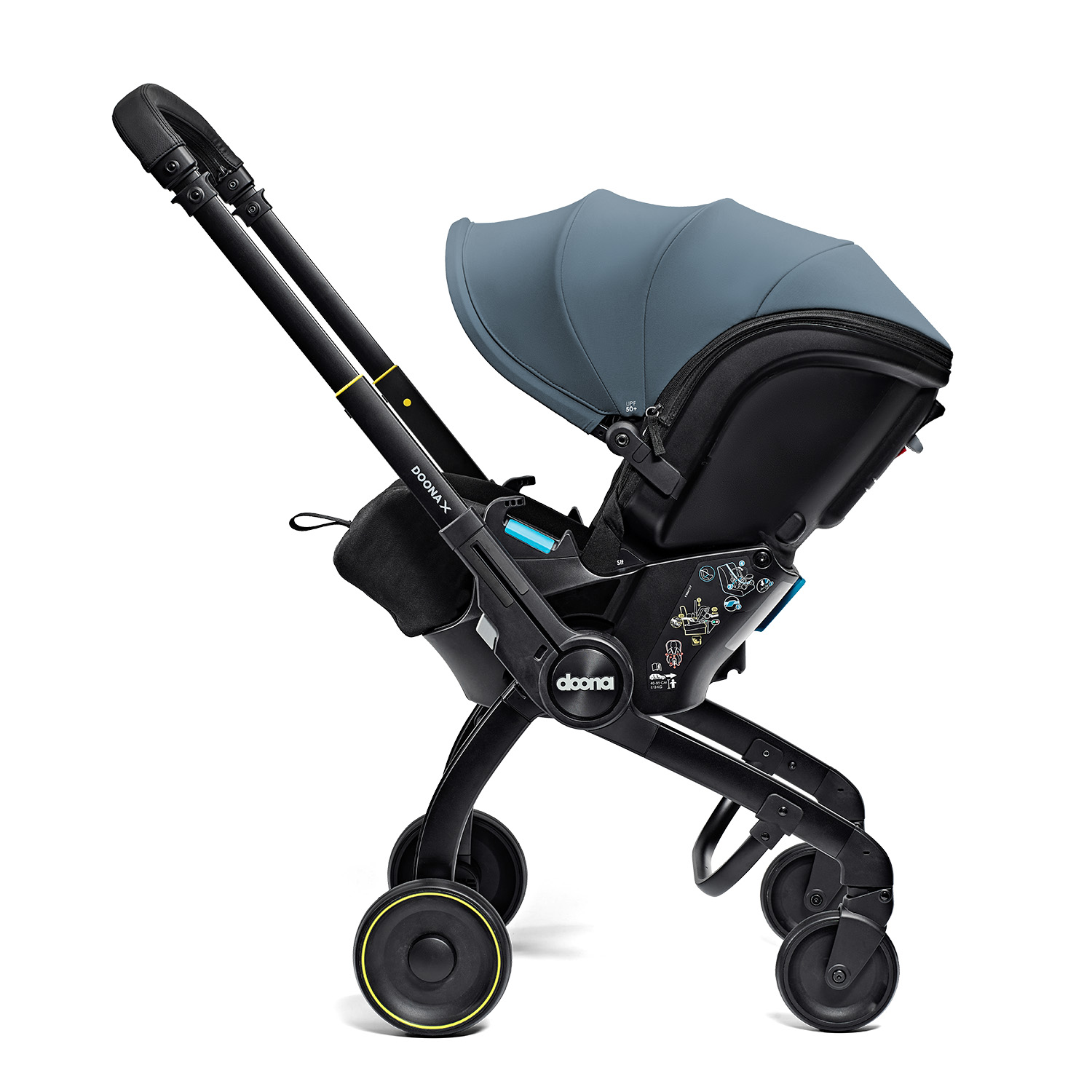 Автокресло Doona X Ocean Blue Isofix 0 (0 -13 кг) - фото 17