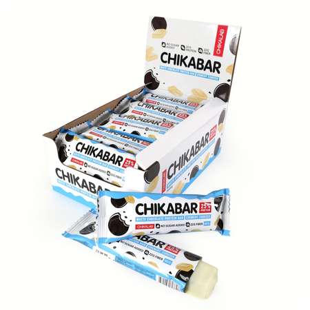 Батончик глазированный Chikalab хрустящее печенье 60г