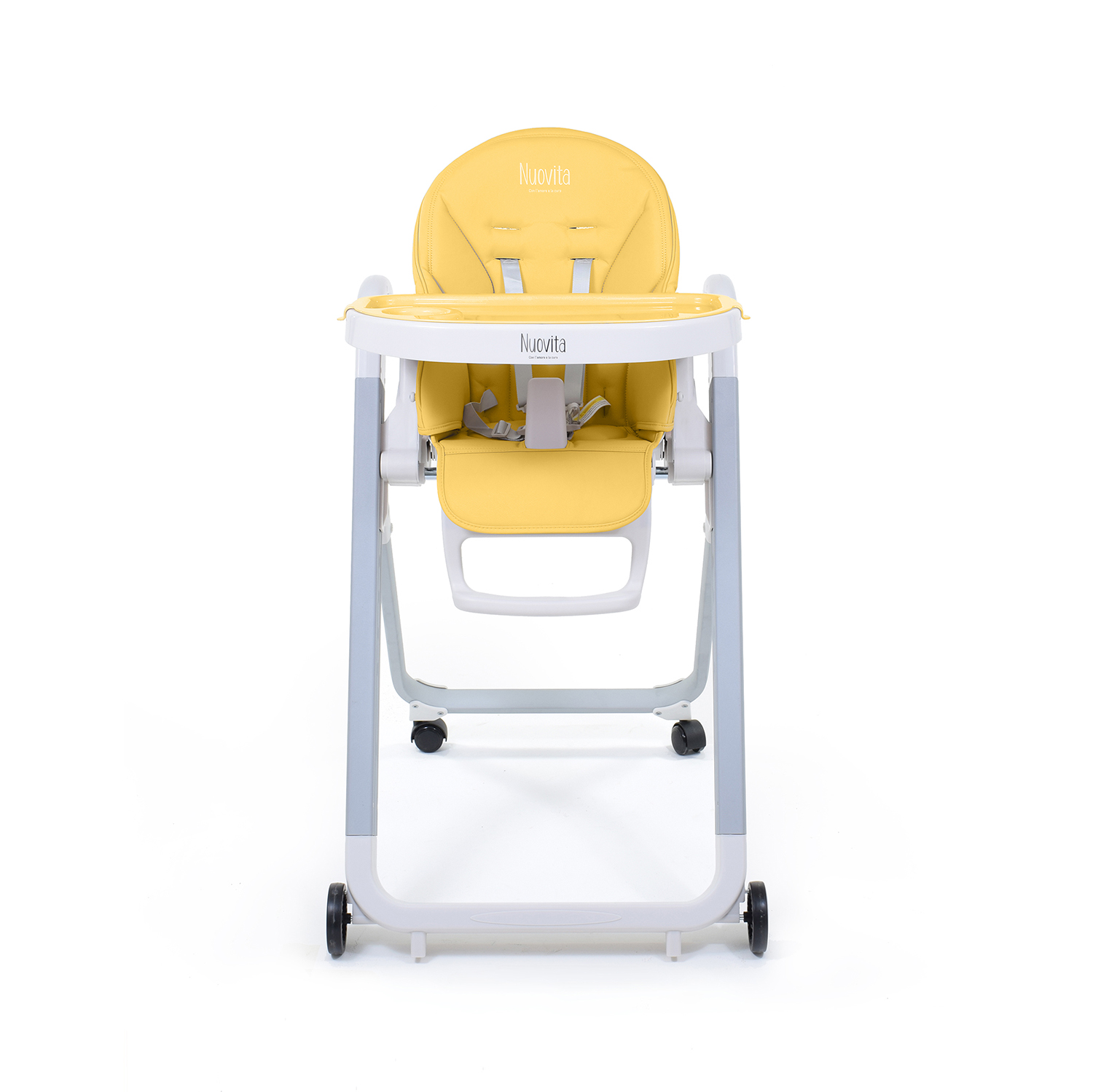 Стульчик для кормления Nuovita Futuro Bianco Giallo желтый - фото 13