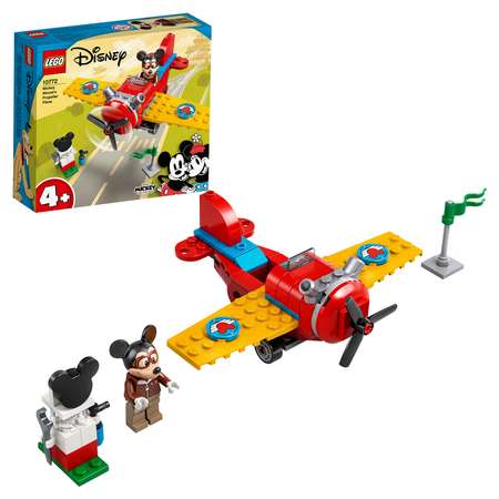 Конструктор LEGO Mickey and Friends Винтовой самолёт Микки блочный