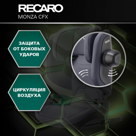 Автокресло Recaro Monza Compact Isofix 2/3 (15-36 кг) серый