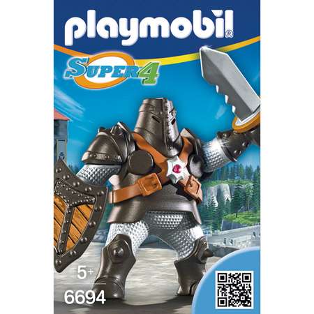 Конструктор Playmobil Супер4 Черный колосс блочный