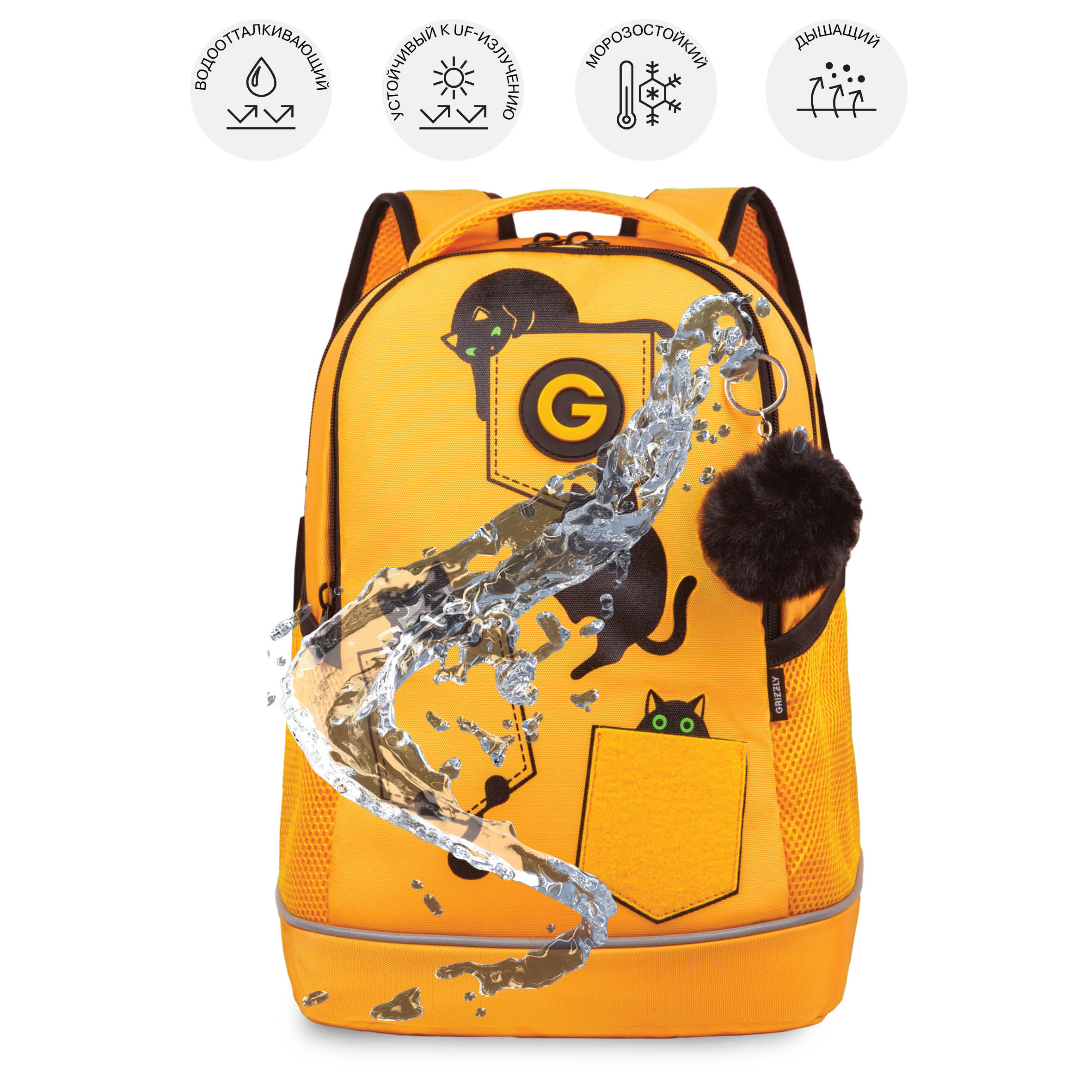 Рюкзак Grizzly для девочки - фото 10