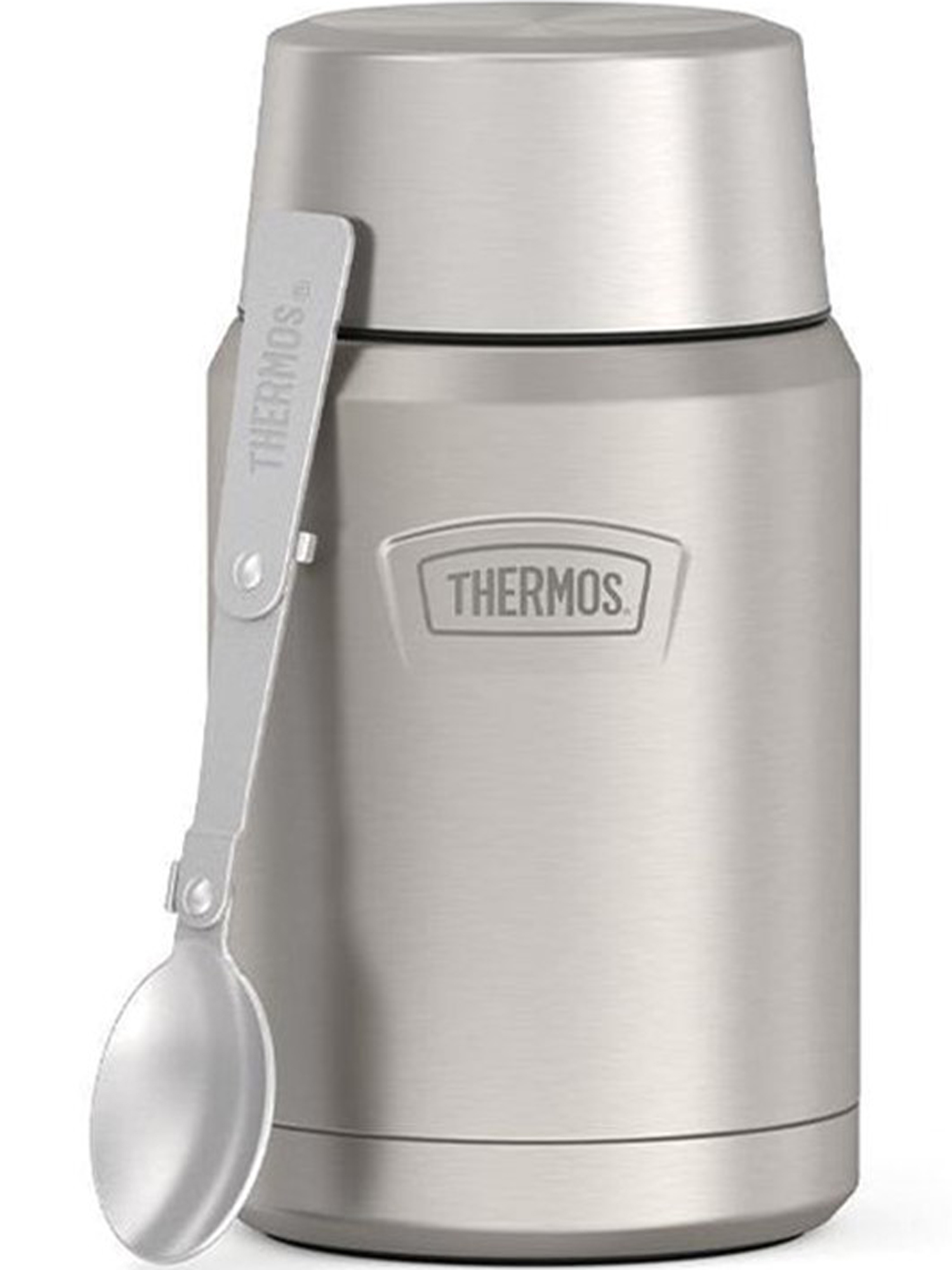 Термос для еды супа 710 мл с ложкой THERMOS ICON-301 стальной – нержавеющая сталь герметичный тепло/холод 14/24 часа - фото 6