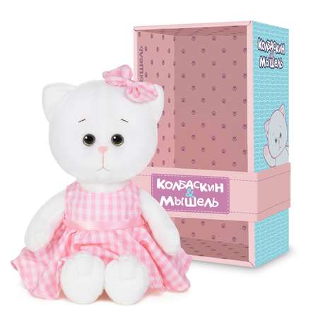Игрушка мягкая Колбаскин и Мышель котик Колбаскин&Мышель 20 см