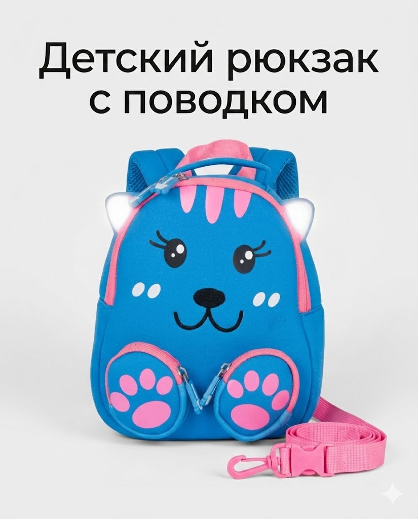 Рюкзак O GO Котик - фото 15