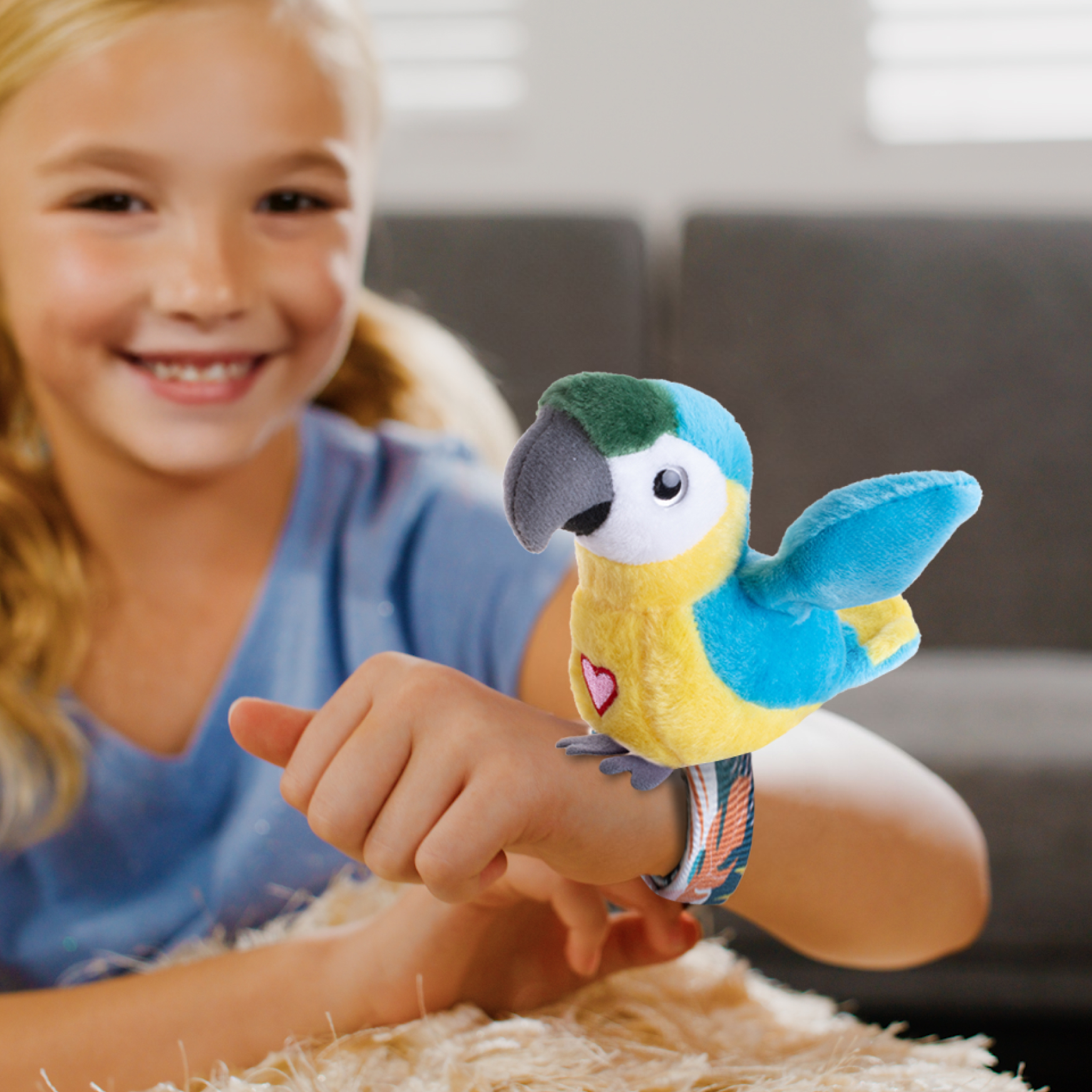 Мягкая игрушка Happy Yappers Попугай интерактивная 10 см - фото 8