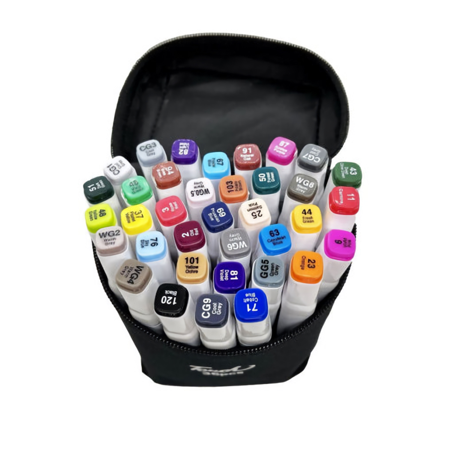 Скетчмаркеры CINLANKIDS двусторонние 36 шт. - фото 7