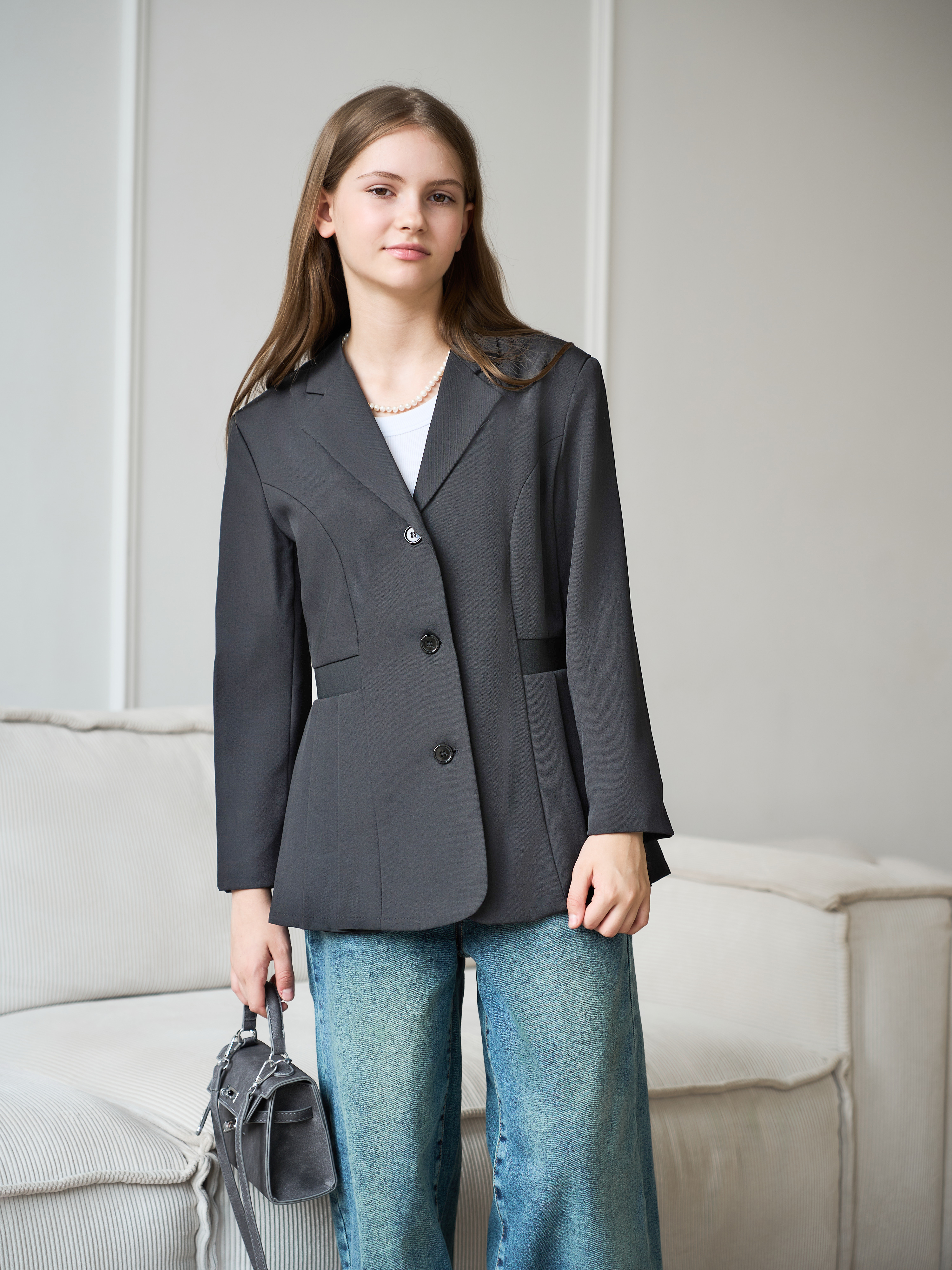 Пиджак СИНЯЯ МОДА W3510B-G39 - фото 8