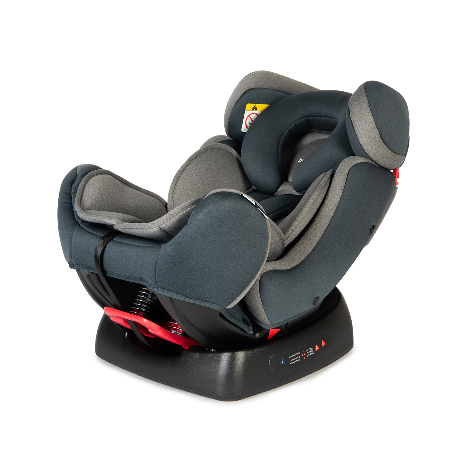 Автокресло BabyGo Sigma New 0+/1/2 (0-25 кг) серый - фото 10