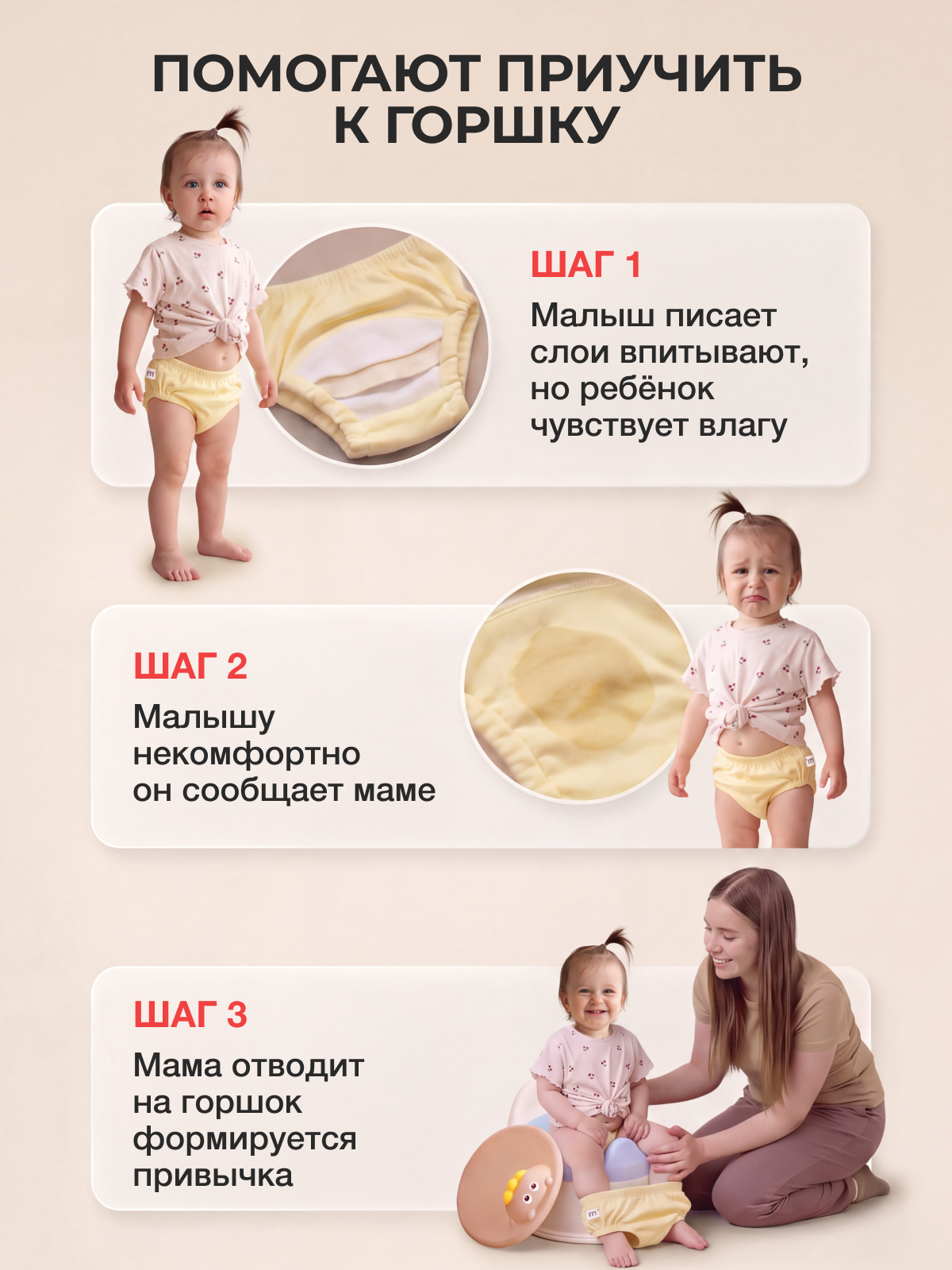 Многоразовые трусики Mamagoods L - фото 3