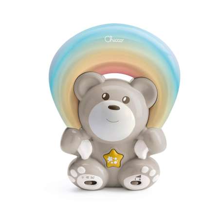 Игрушка ночник Chicco Радужный мишка