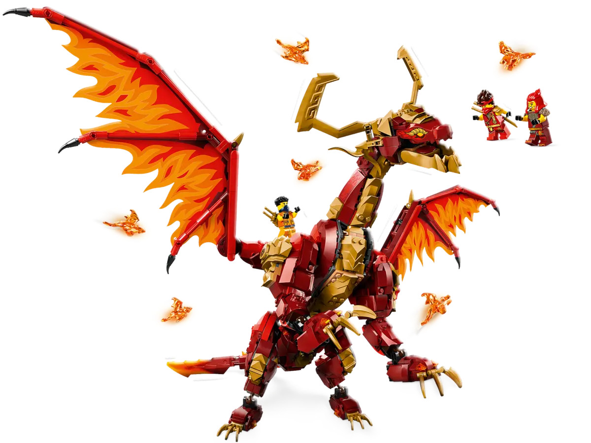 Конструктор LEGO NINJAGO Первородный дракон огня 1716 дет. - фото 3