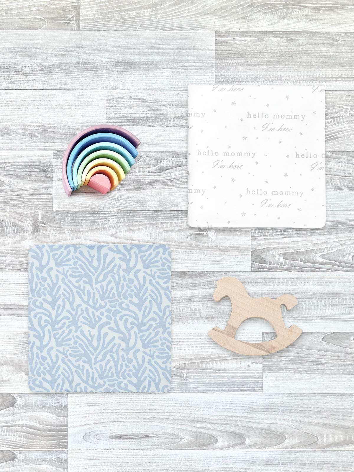 Пелёнка Mjolk Рифы/Hello Mommy трикотаж 85х120 см 2 шт. - фото 2