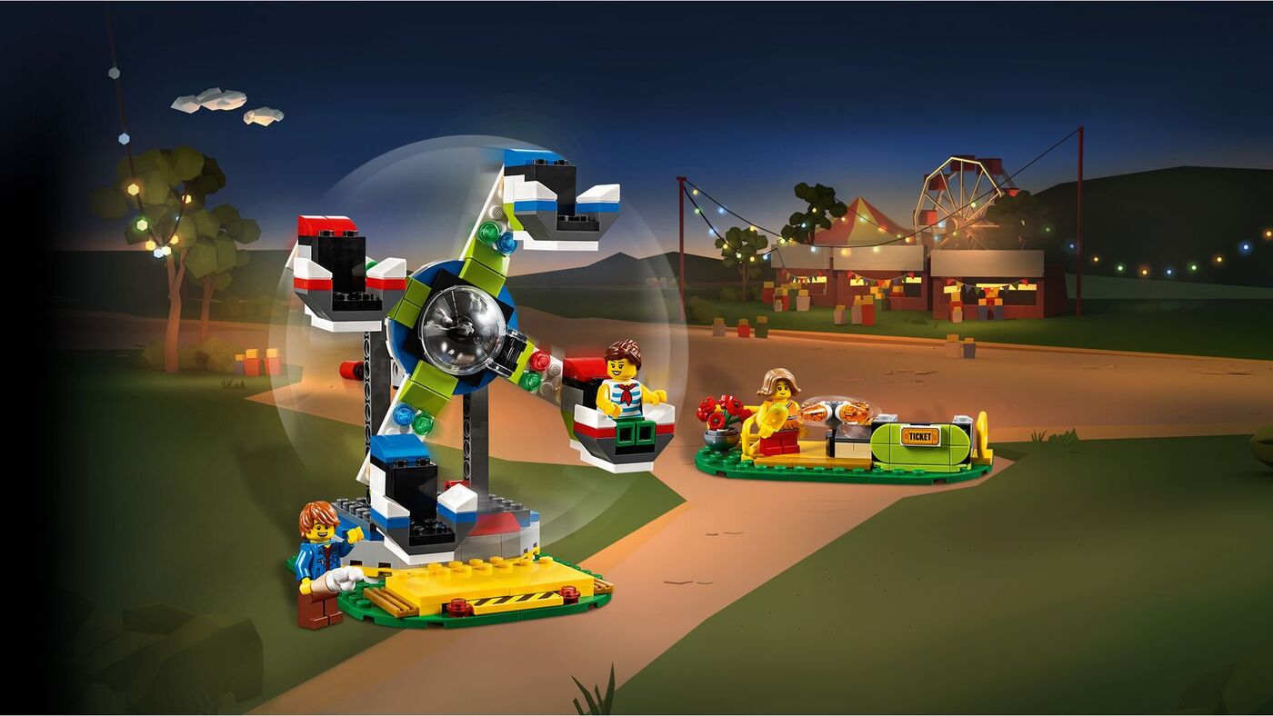 Конструктор LEGO Creator Ярмарочная карусель 595 дет. - фото 11