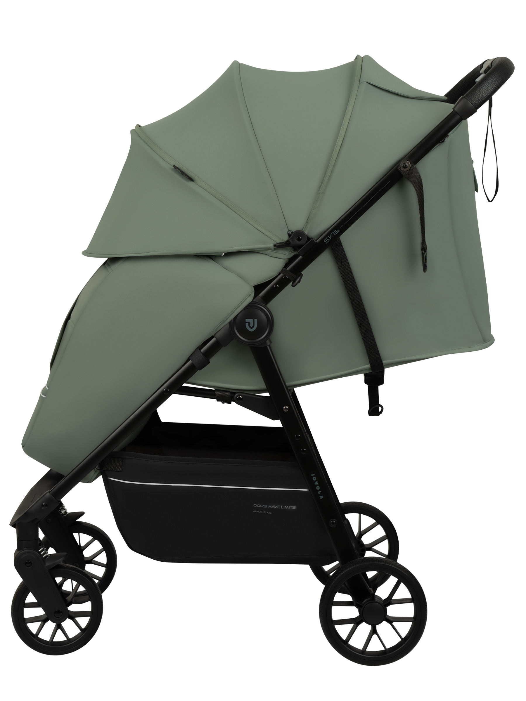 Коляска прогулочная JOVOLA Skill зеленый - фото 18