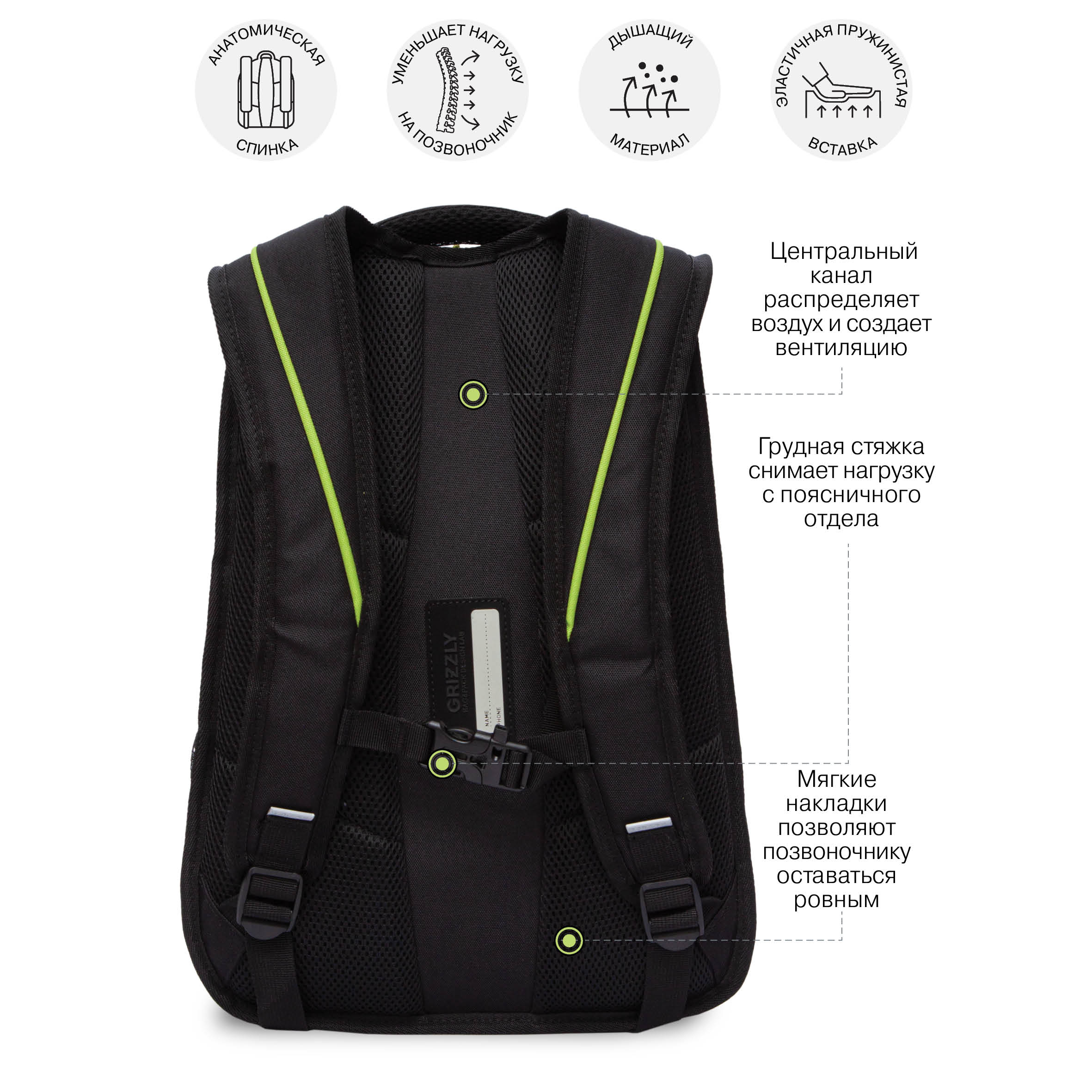 Рюкзак Grizzly для мальчика - фото 8