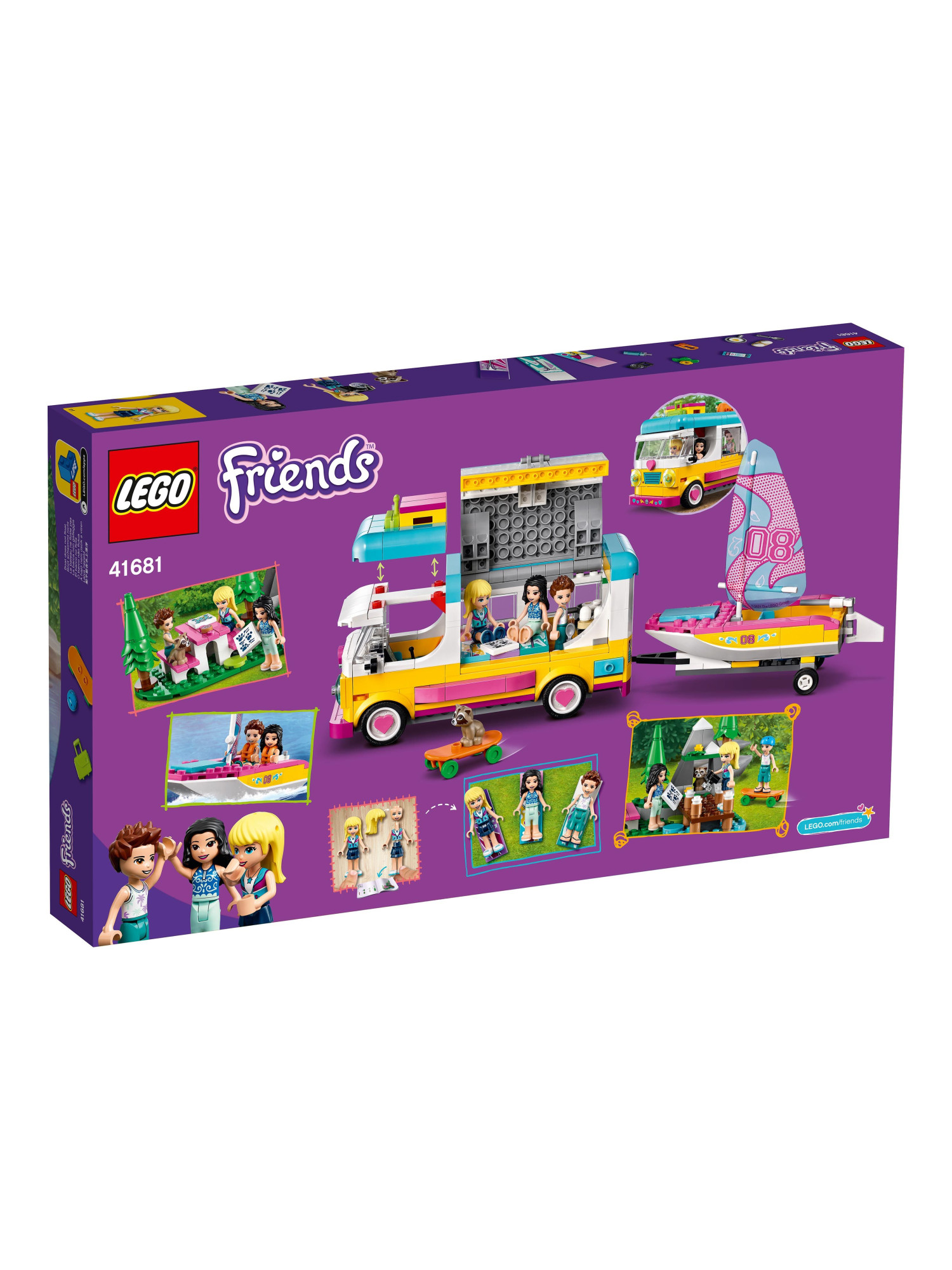 Конструктор LEGO Friends Дом на колесах и лодка 487 дет. - фото 3