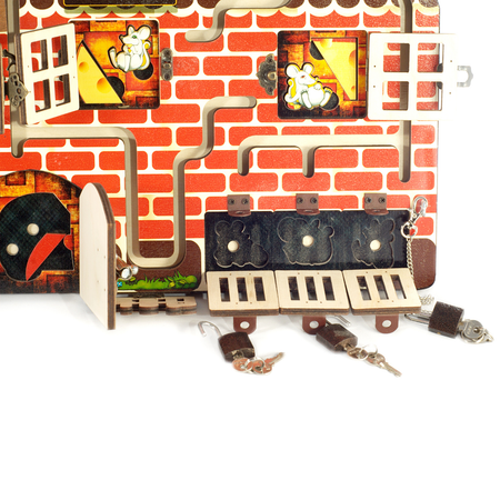Игрушка Нескучные игры бизиборд Кошки-мышки