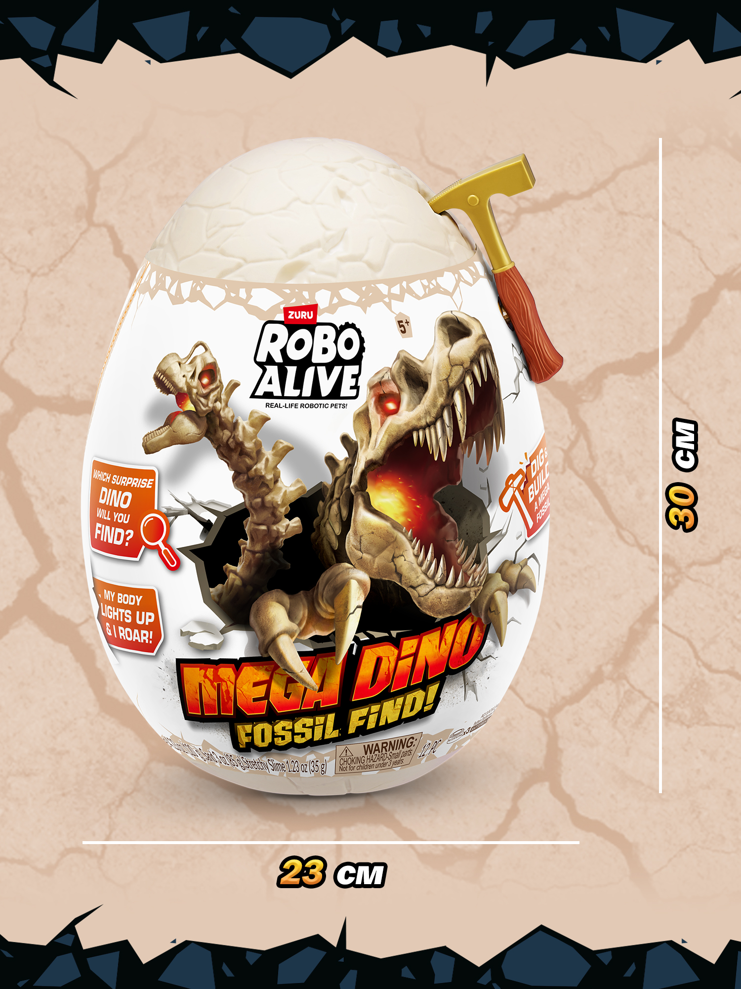 Набор для раскопок Zuru ROBO ALIVE Dino Fossil Find - фото 3