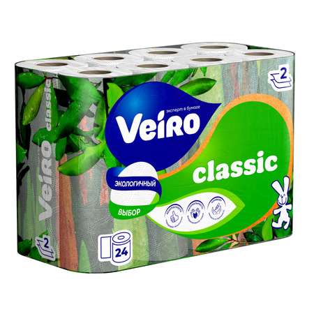 Туалетная бумага Veiro 1 упак. 24 шт.