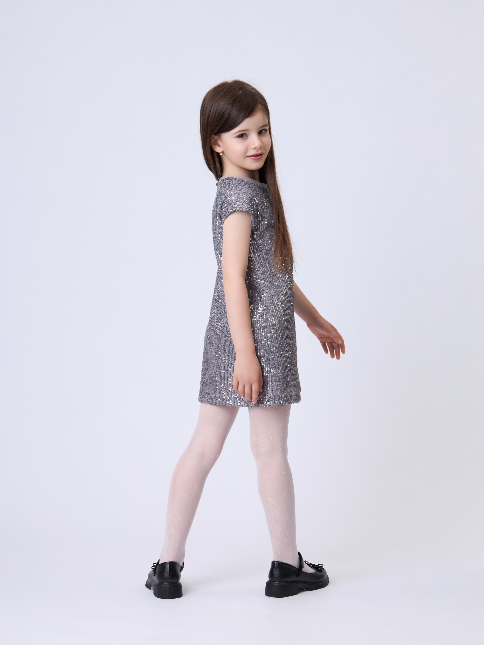 Колготки ALEX YVN KT-dots-40D-1-white - фото 3