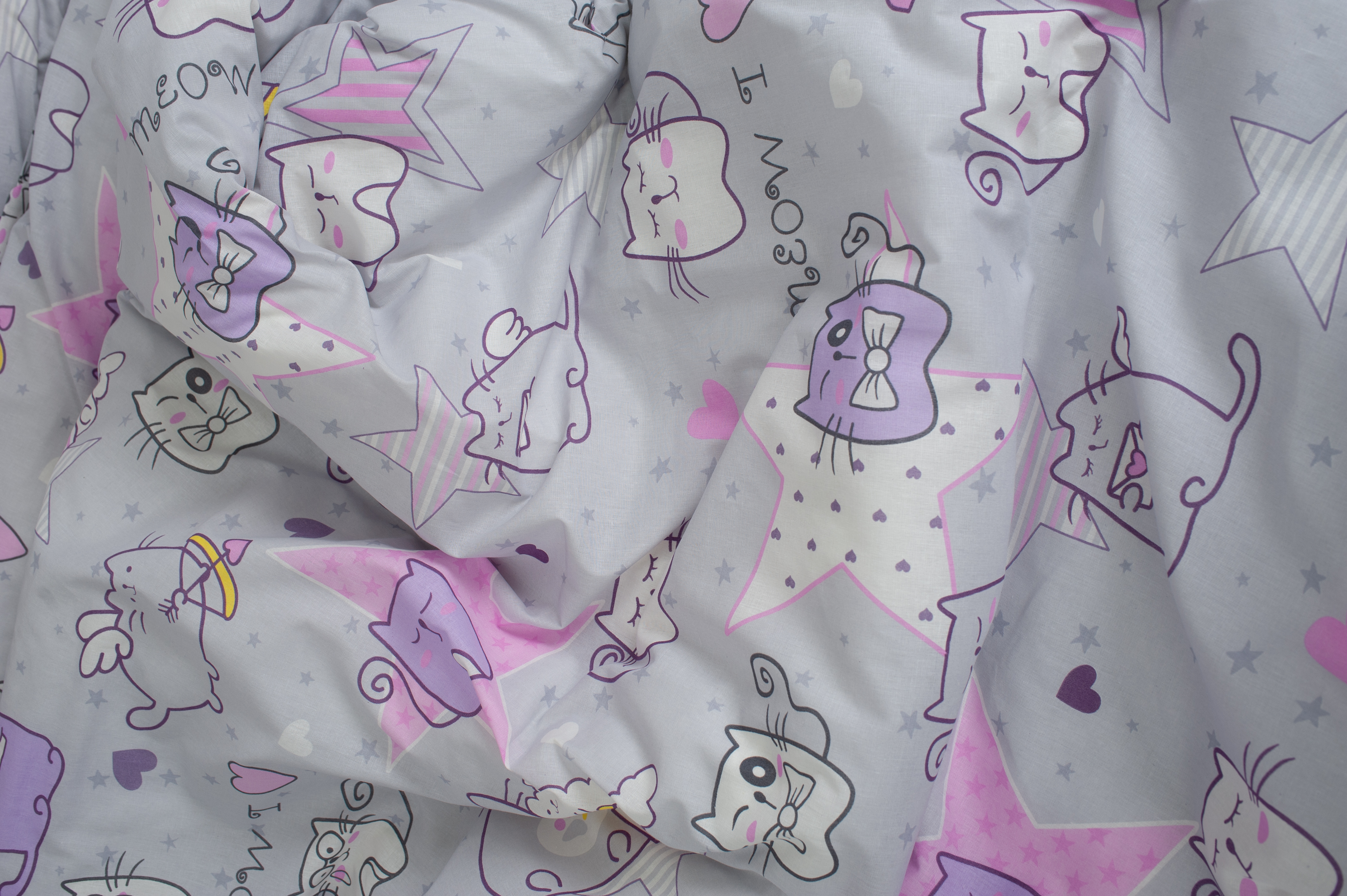 Комплект постельного белья MILANIKA Мяу детский 3 предм. - фото 4