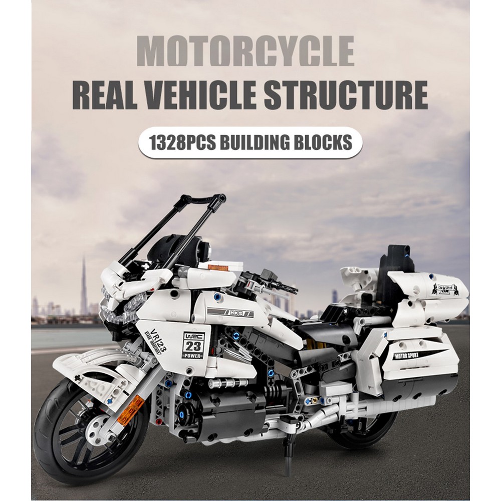 Конструктор Mould King Мотоцикл Honda Gold Wing блочный - фото 2