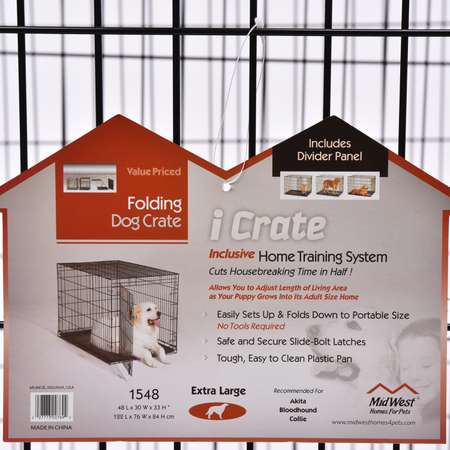 Клетка Midwest iCrate 1дверь Черная 1548