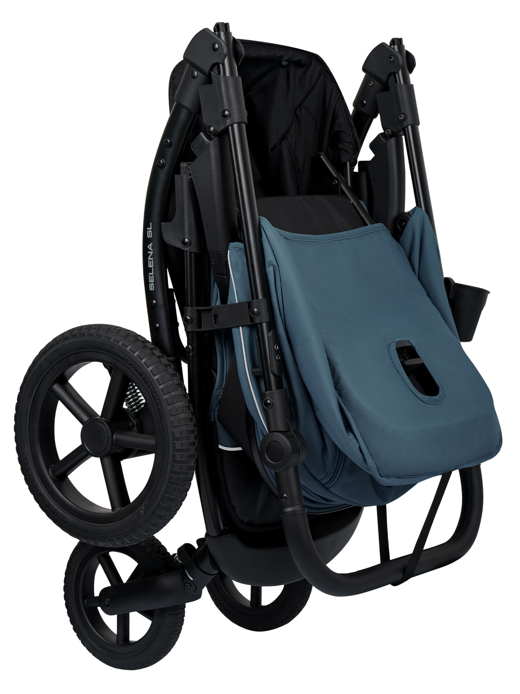 Коляска прогулочная JOVOLA Selena SL, всесезонная синий - фото 44