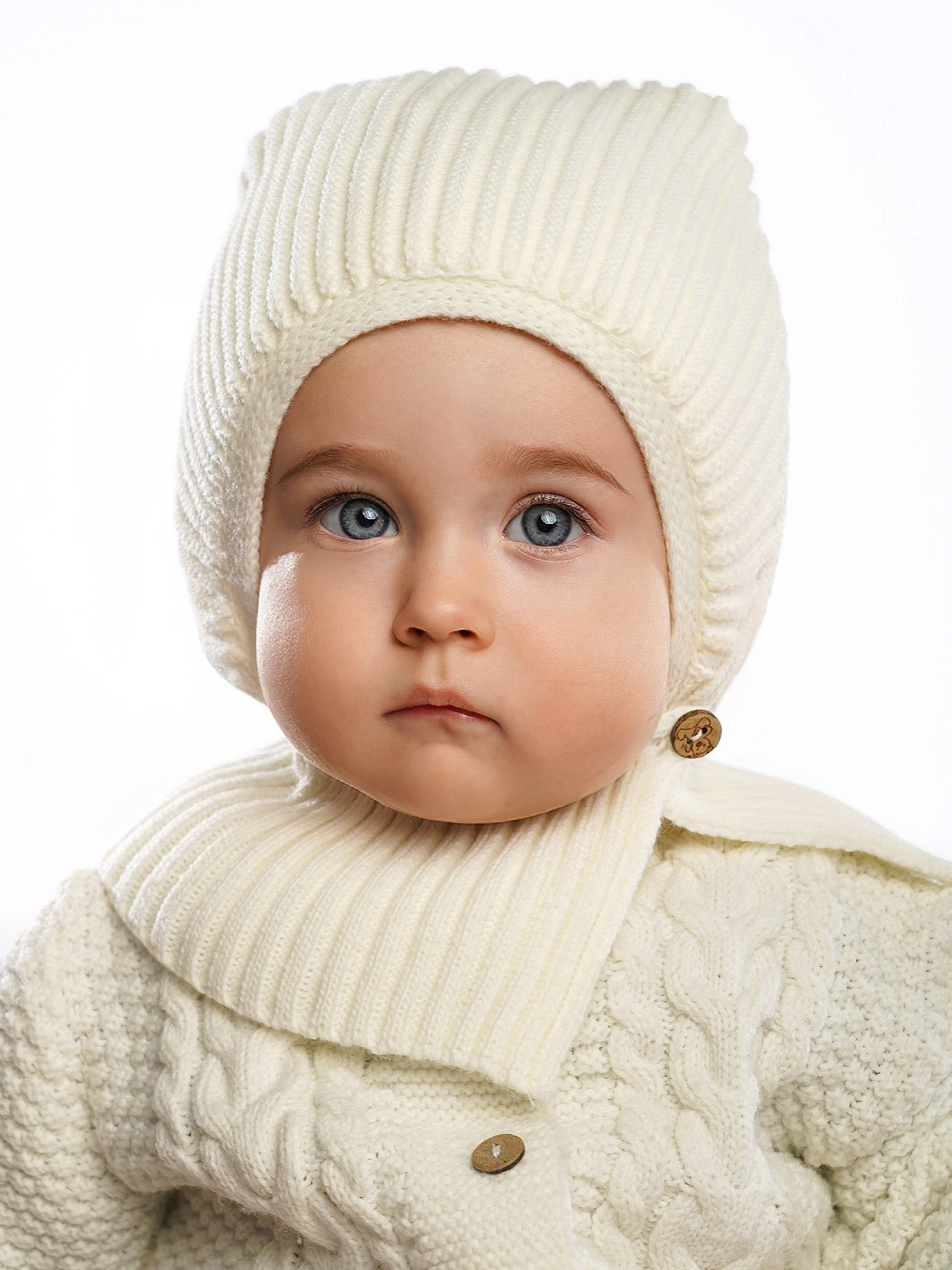 Шапка ПриКиндер U-W_22296 Цвет: Молоко - фото 17