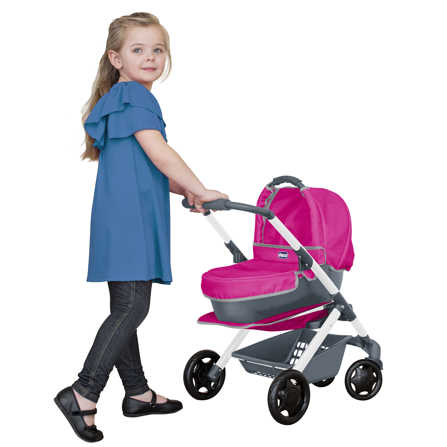 Коляска 3 в 1 для кукол Chicco 1423776.00 - фото 6