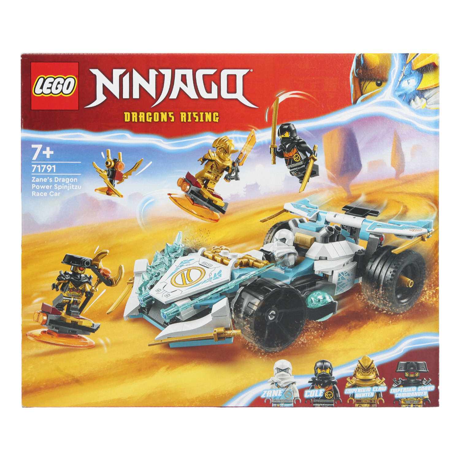 Конструктор LEGO NINJAGO Zanes Dragon Spinjitzu Car 307 дет. - фото 8