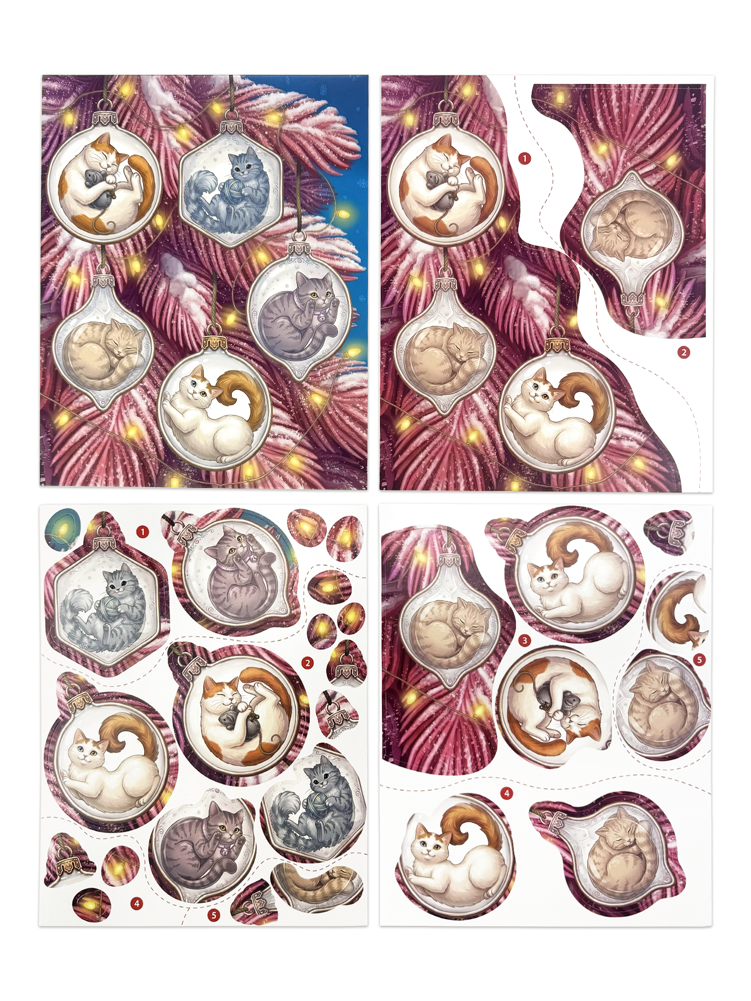 Мозаика Дрофа-Медиа Ёлочные коты - фото 11