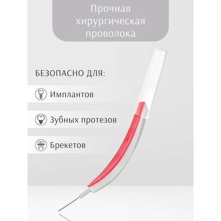 Зубная нить edel+white 6 шт.