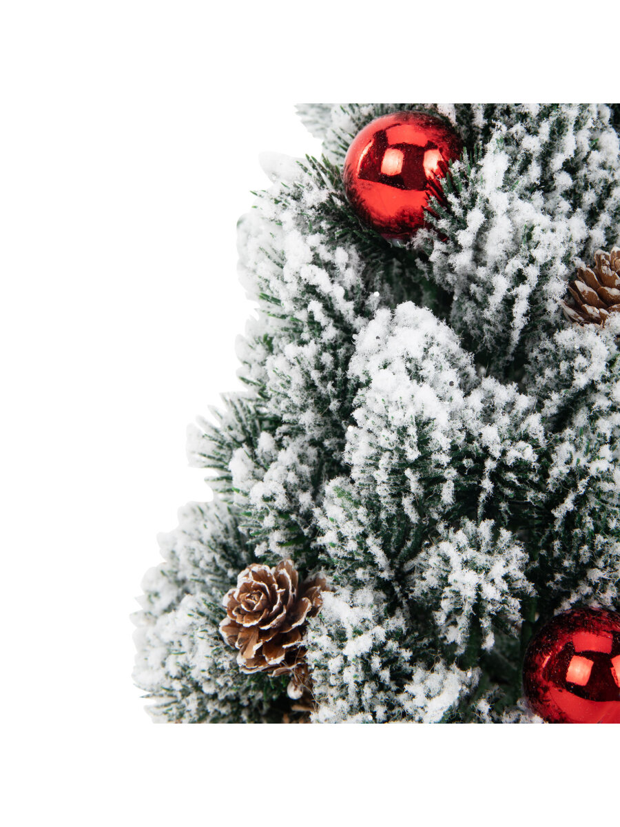 Елка новогодняя искусственная Золотая сказка литая настольная ель 32 см - фото 10