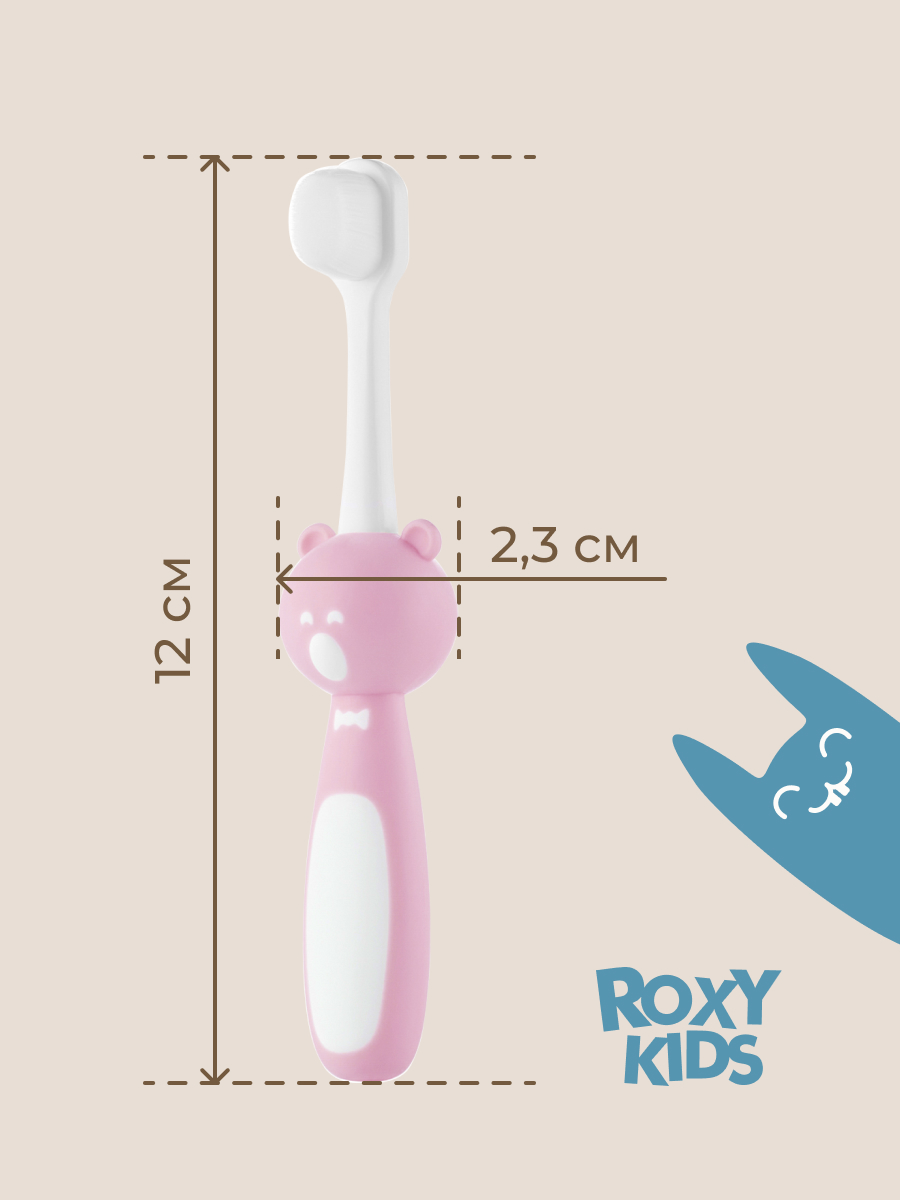 Зубная щетка классическая ROXY-KIDS 2 шт. - фото 9