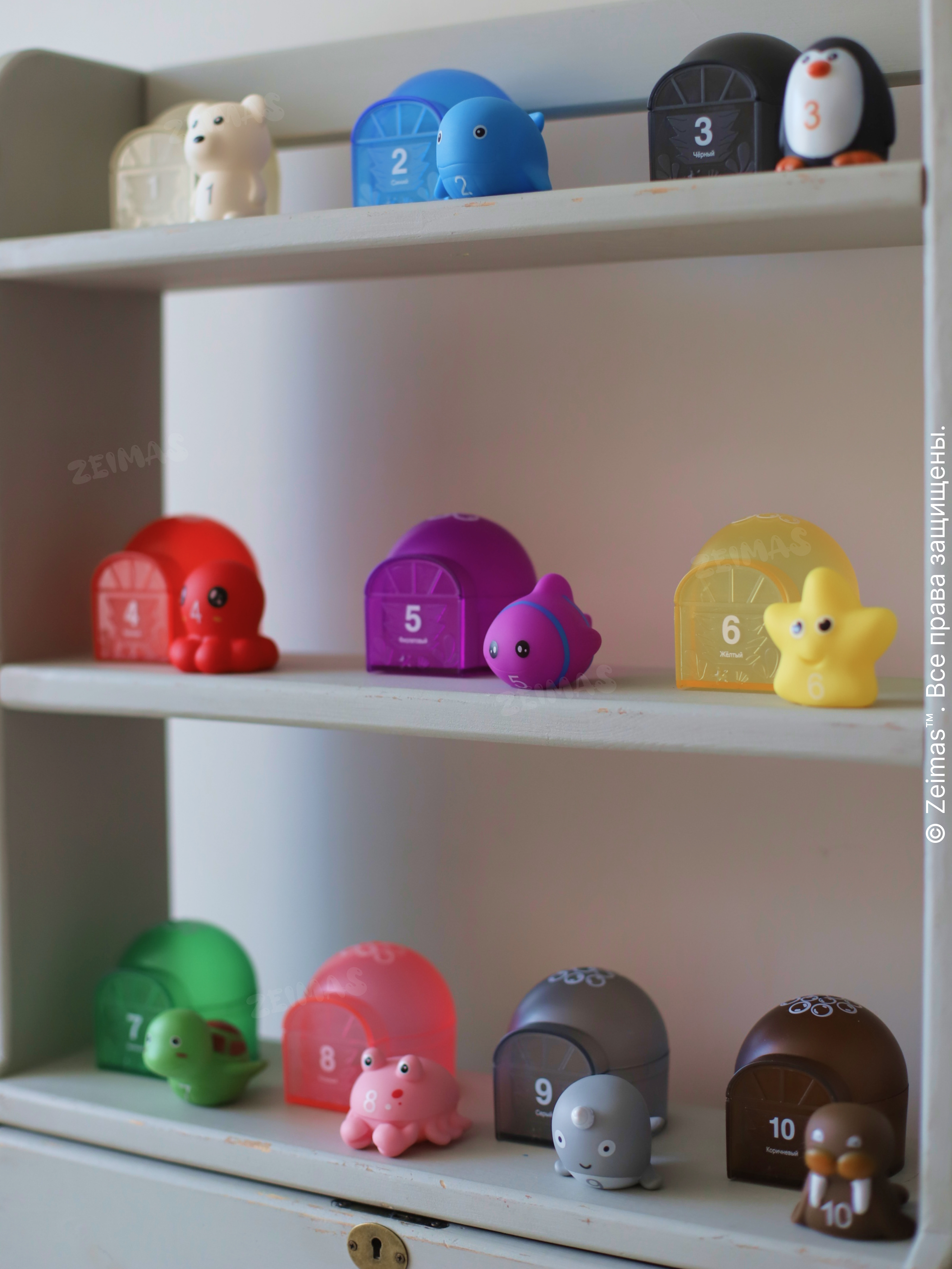 Игрушка Zeimas сортер Развивающий сортер домики - фото 23