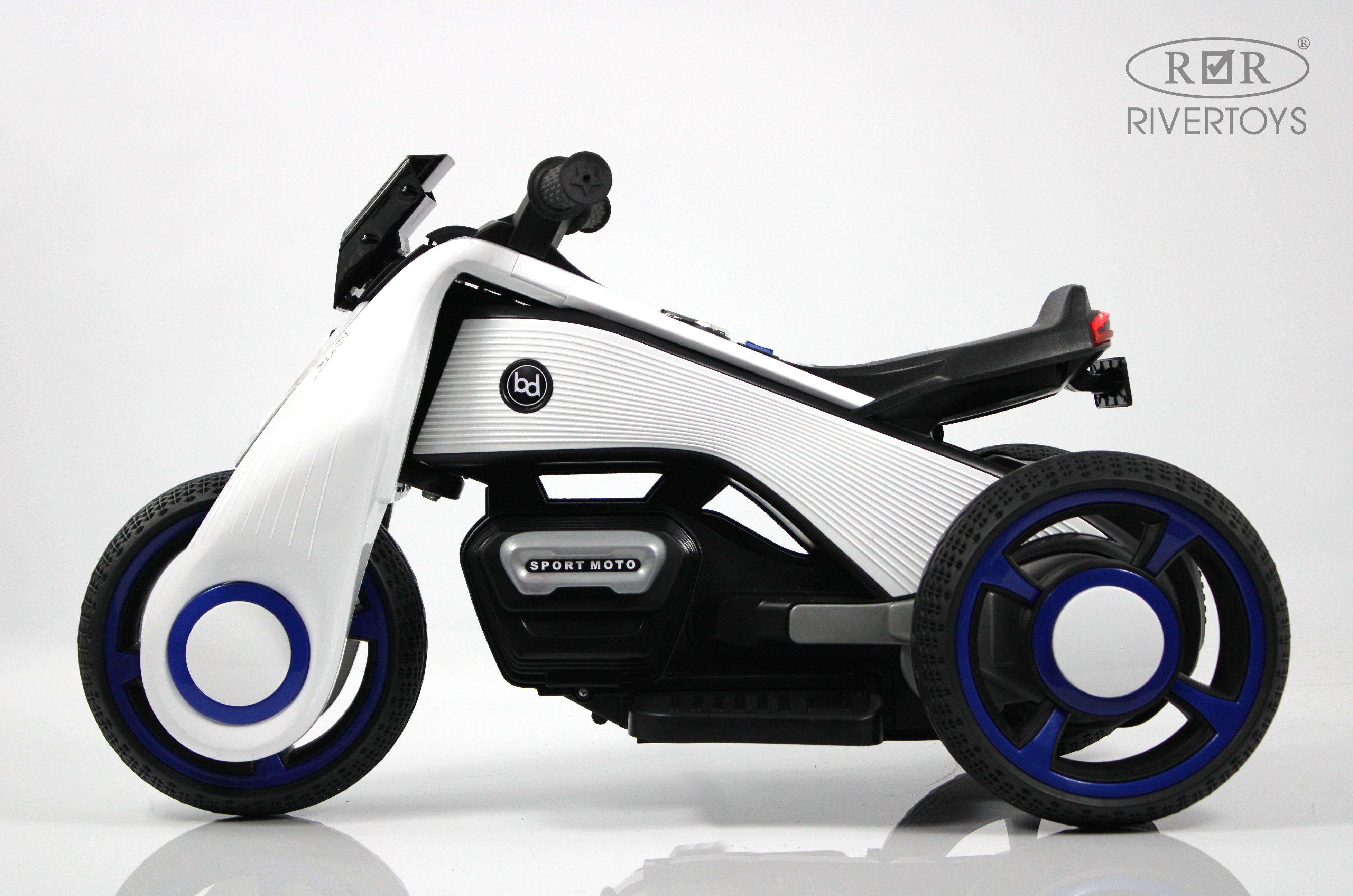 Электромобиль RIVERTOYS K333PX-WHITE - фото 16