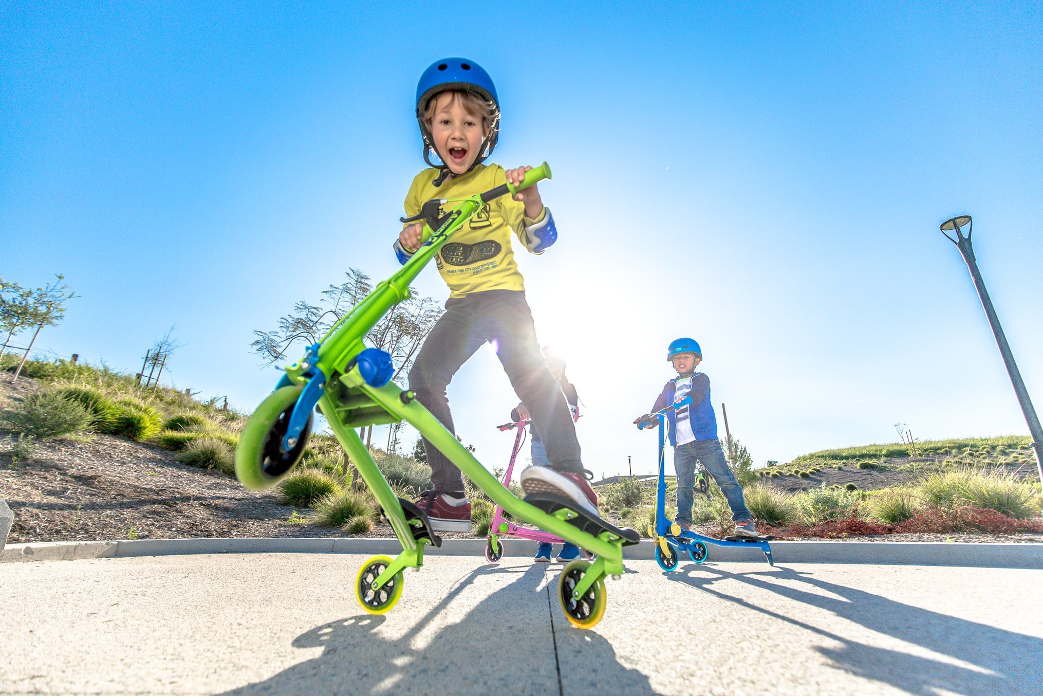 Самокат Yvolution трехколесный - фото 5