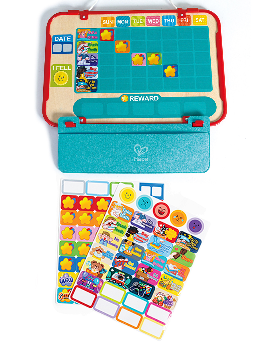 Набор-планировщик Hape Доска достижений со стикерами E1114_HP - фото 1