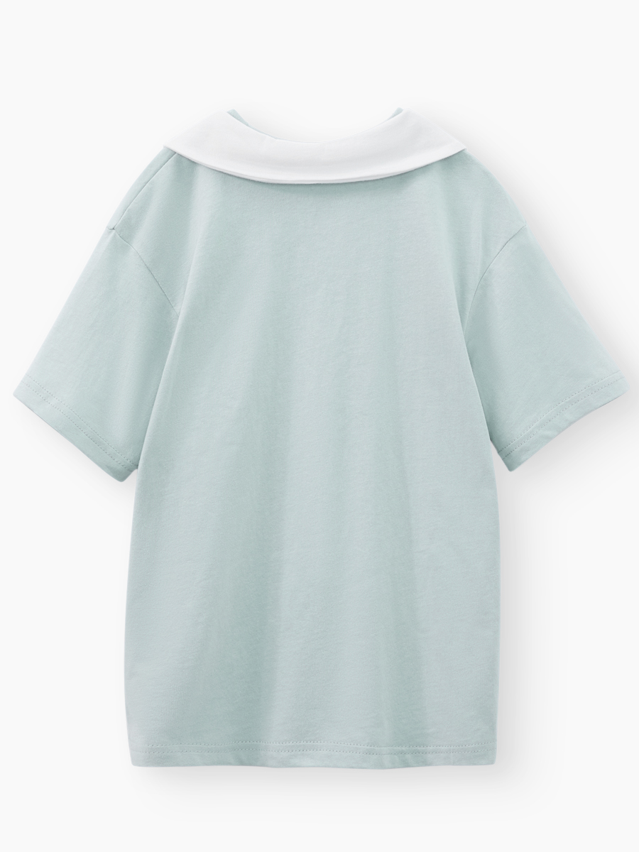 Футболка Happy Baby 88721-1_light-blue - фото 4