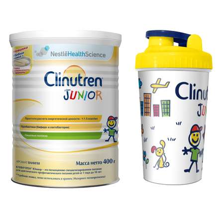 Смесь Nestle Clinutren Junior 400г с 1года+ Шейкер