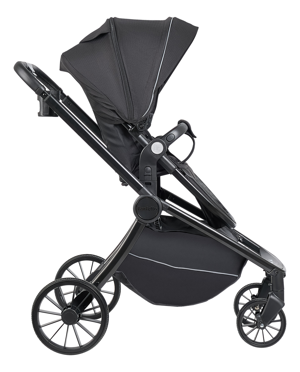 Коляска 3в1 Farfello Baby shell черный - фото 20
