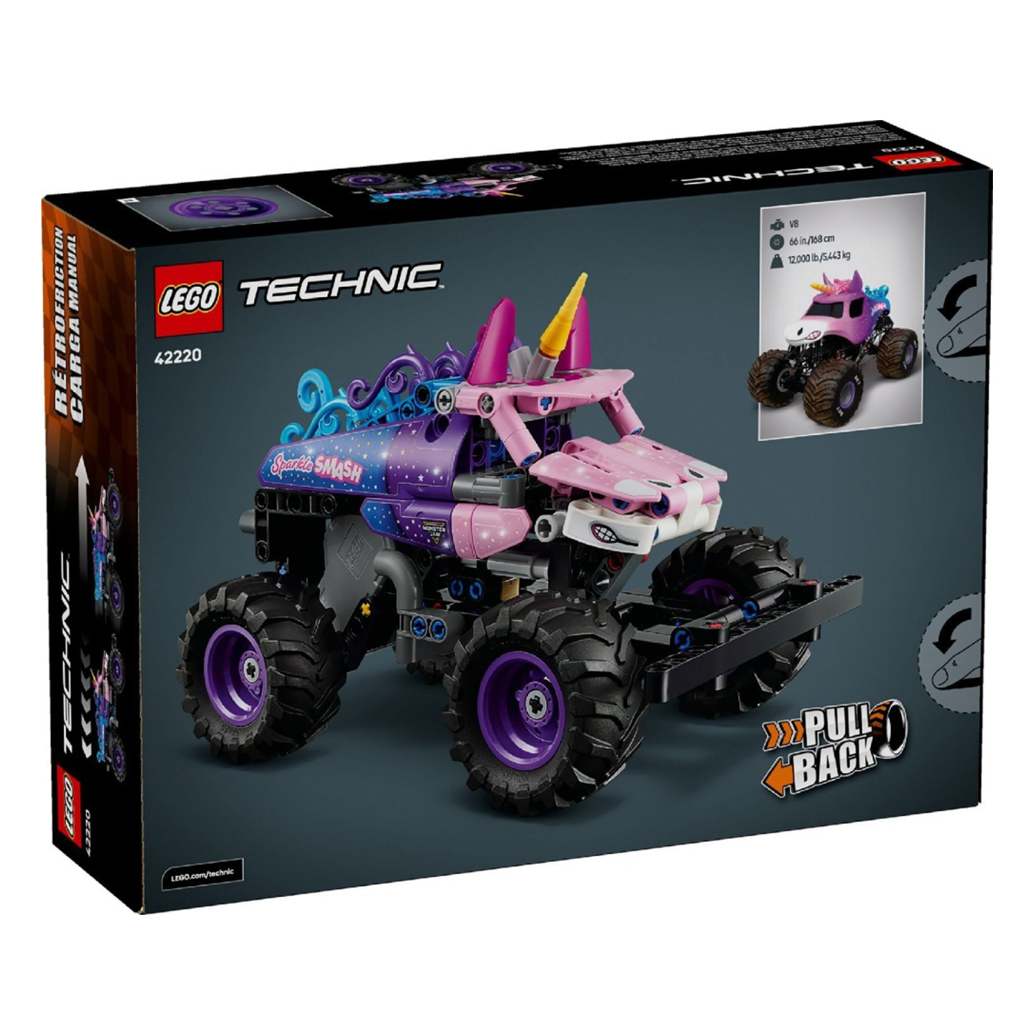 Конструктор LEGO Technic Monster Jam Sparkle 243 дет. - фото 3