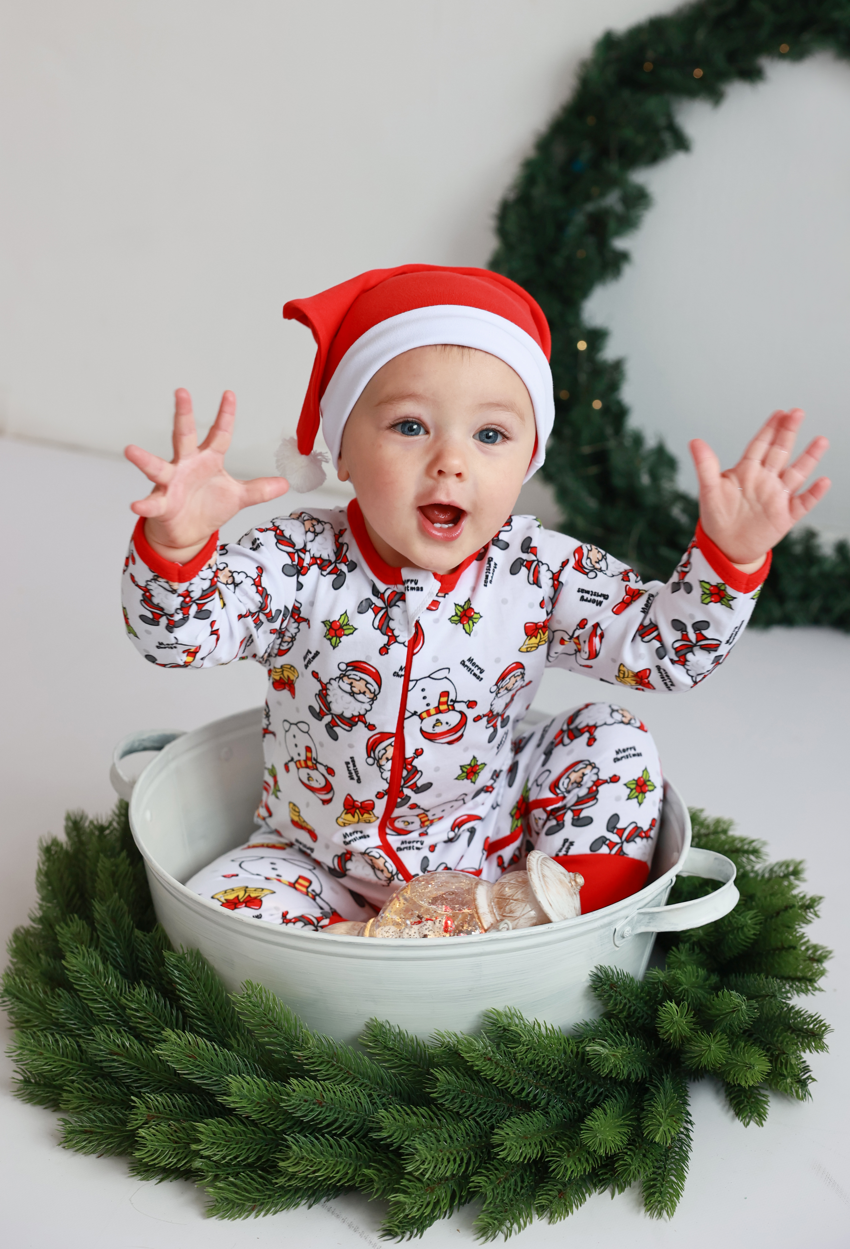 Комплект Bunnyphant Т-124/белый-зеленый - фото 1