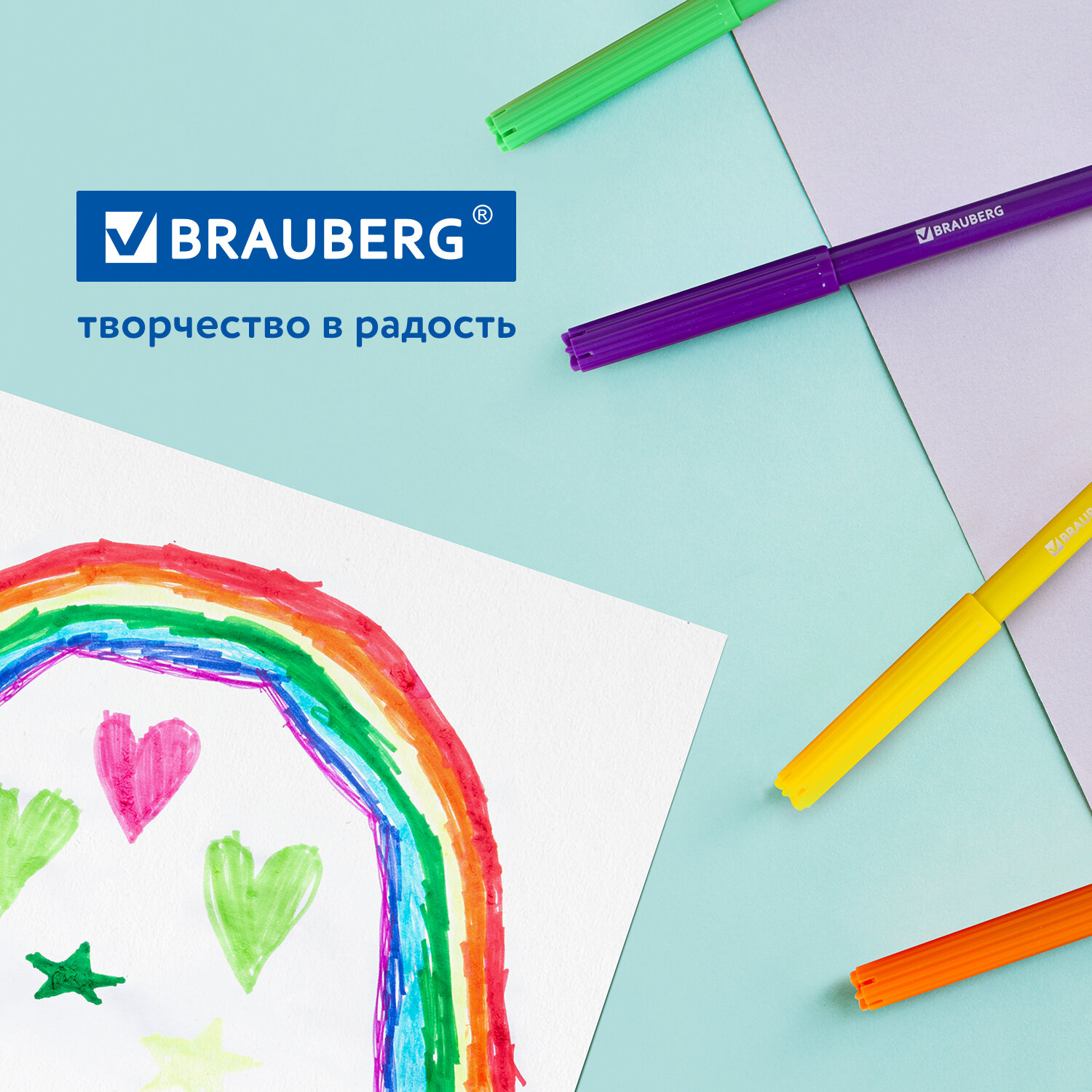 Фломастеры Юнландия 24 цв. - фото 6
